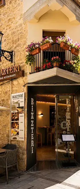 Entrada a restaurante Biazteri